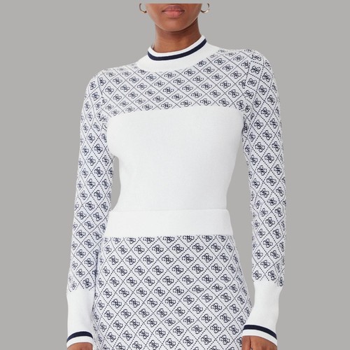 Guess maglione bianco pullover