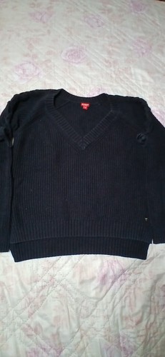 Guess womens black - black, ribbed