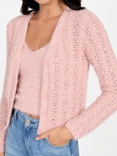 Cardigan donna lavorato - donna,